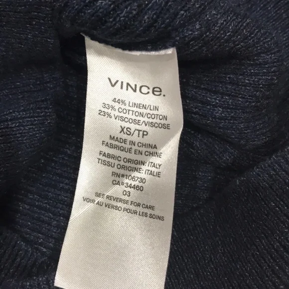 VINCE Ribbed Henley - Picture 4 of 7